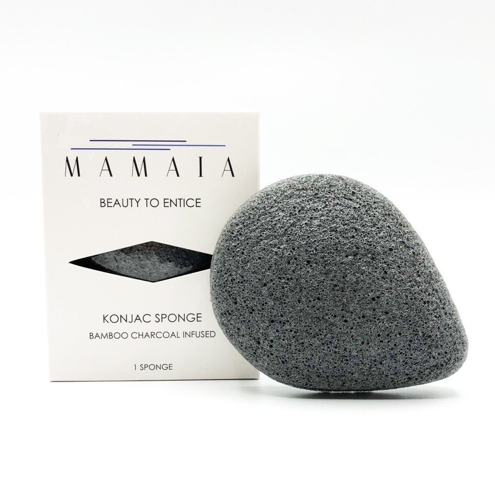 Gentle Bamboo Charcoal Konjac Sponge